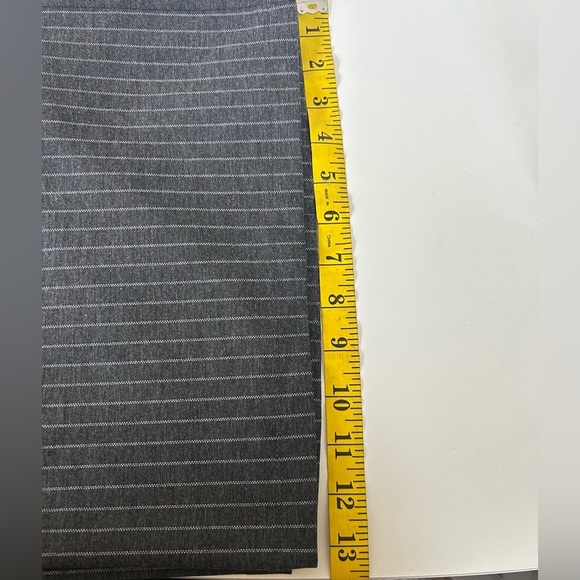 NWOT ROZ & ALI PIN STRIPED WIDE LEG TROUSERS. XL WRINKLE FREE, FLATTERING FIT - Picture 7 of 12